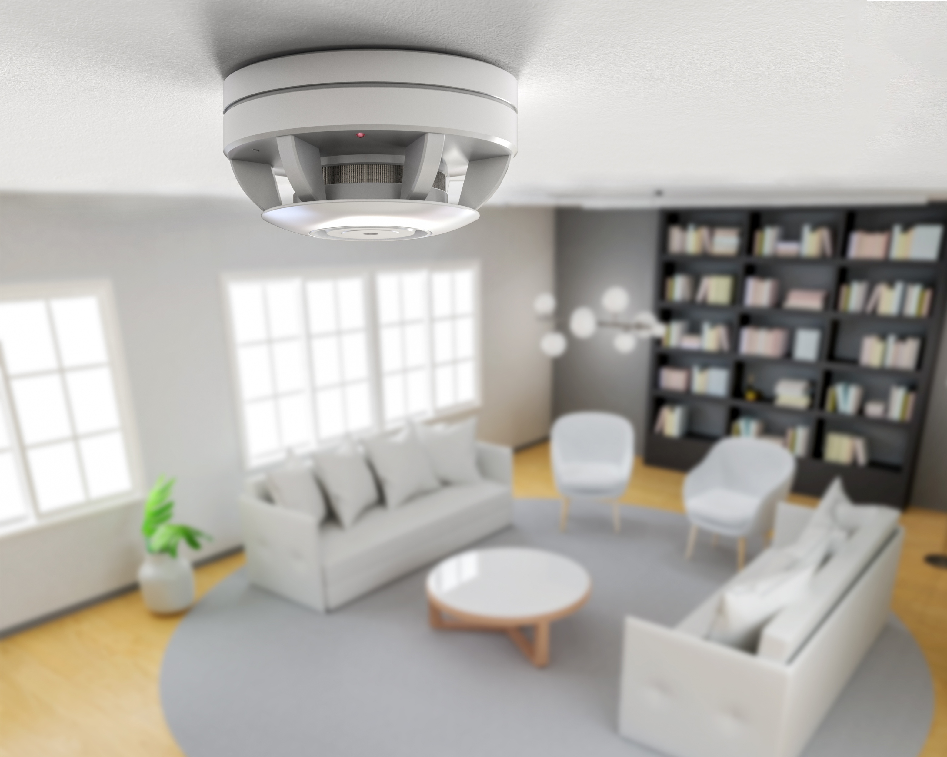 Wohnzimmer, Dekoration für Zuhause, Stuhl, Couch, Deckenleuchte