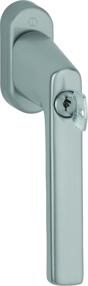 HOPPE Fenstergriff Hamburg 0700LS/U26, abschließbar, oval,7/32-42,TBT1,F9