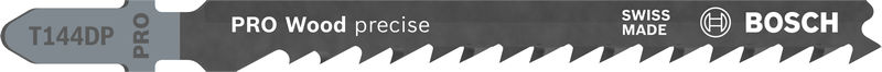 Bosch PRO Wood precise T144DP Stichsägeblatt, 100 mm, 5-tlg.