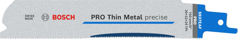 Bosch PRO Thin Metal precise S937EAF Blatt, 1,1 x 25 x 150 mm, 5-tlg.