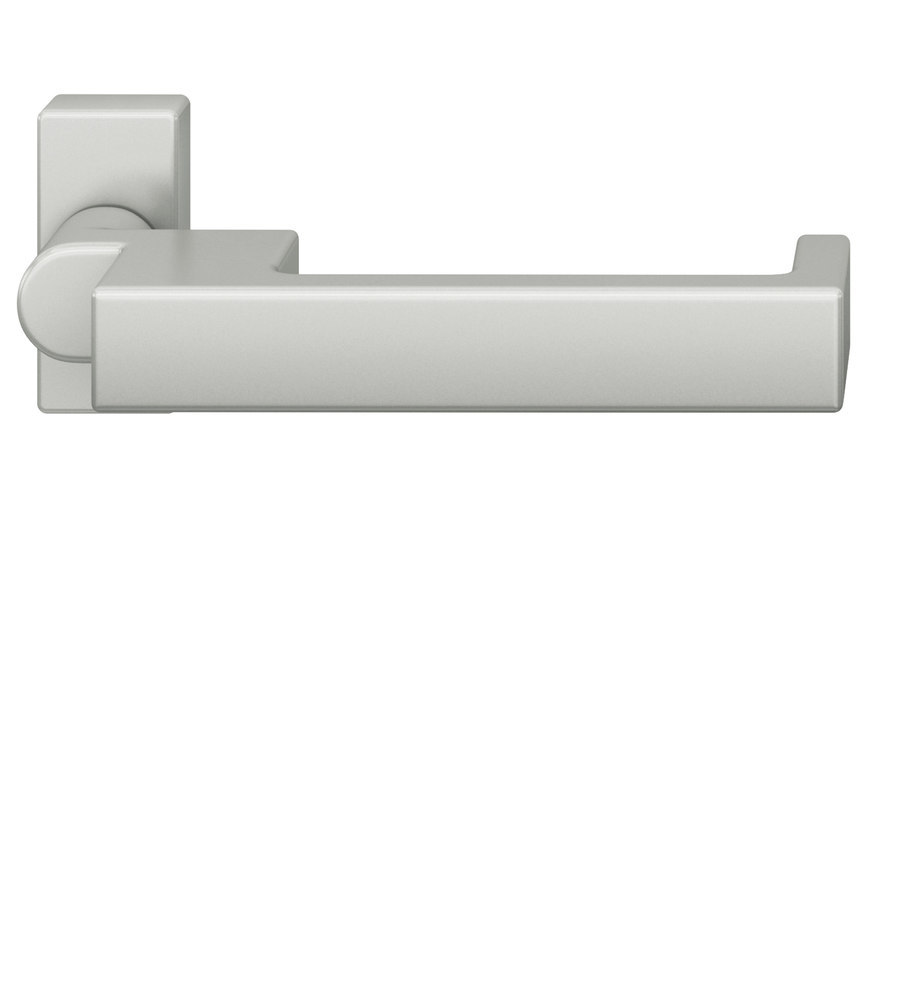 FSB FH Drücker-Halbgarnitur ohne Schlüsselrosette 06 0644, eckig, VK 9 mm, Aluminium