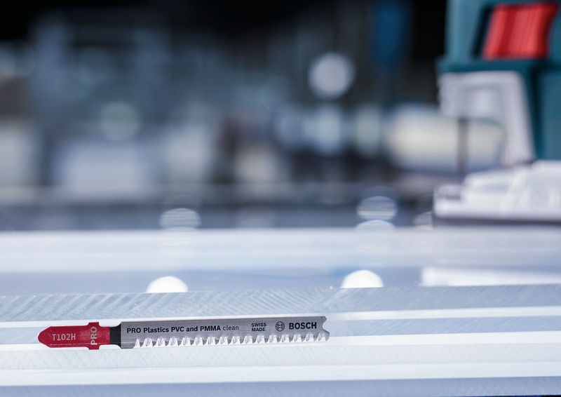 Detailbild, jigsaw blade, saw blade, pro plastics blade, bosch blade, manual blade