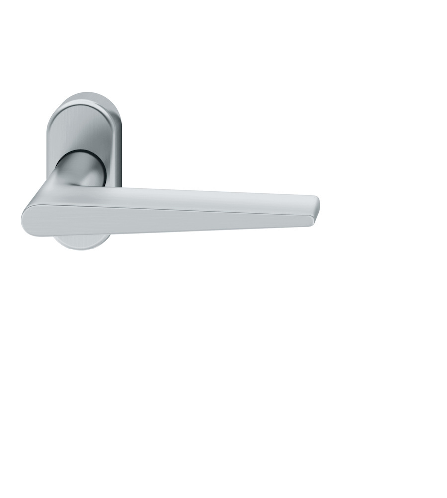 FSB FH Drücker-Halbgarnitur ohne Schlüsselrosette 09 1005, oval, VK 9 mm, Edelstahl