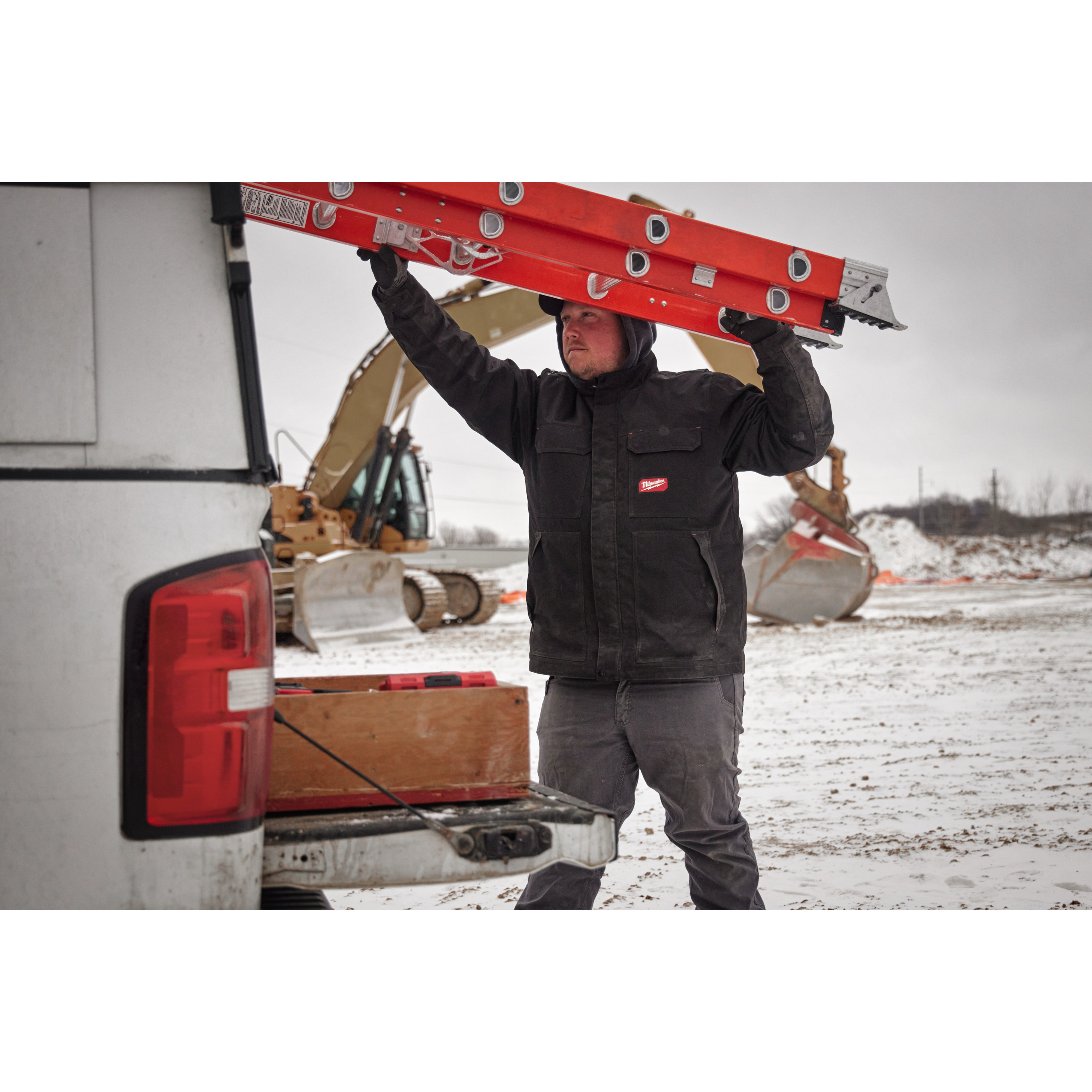 Milwaukee Arbeitsjacke Größe S FREEFLEX Schwarz