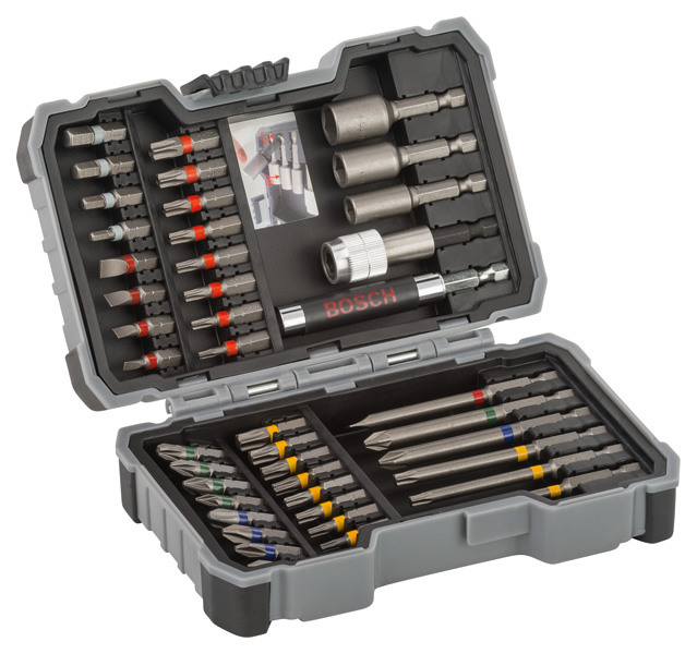 Bosch 43-tlg. -Set, Extra Hard Mixed, PH, PZ, T, SL, H