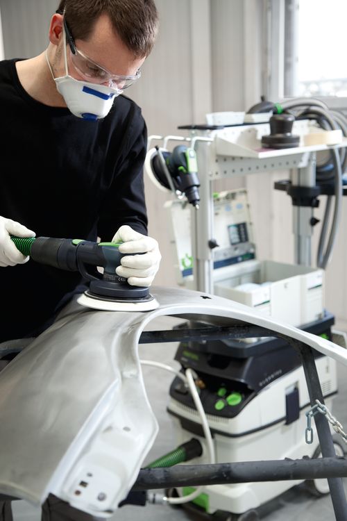 Anwendungsbild Druckluft-Exzenterschleifer LEX 3 150/5