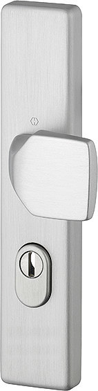 HOPPE Sicherheits-Halbgarnitur 61G/2222ZA,LS eck.,15mm