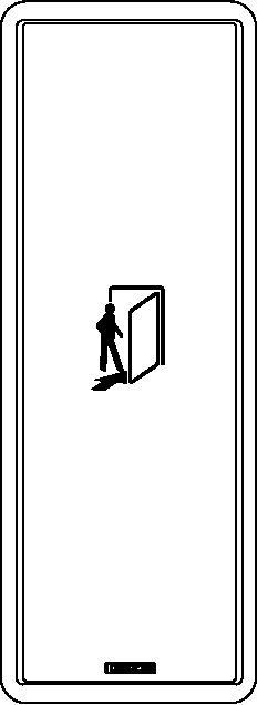Tür, Eingang, Person, Silhouette, offene Tür