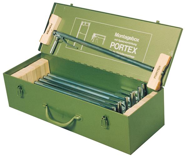 Montagebox Klemmsia m.9 Portex-Spreizen