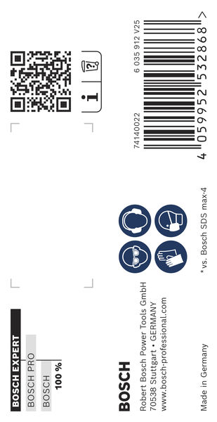 Produktbild Verpackung, barcode, icons, safety, made-in-germany, german