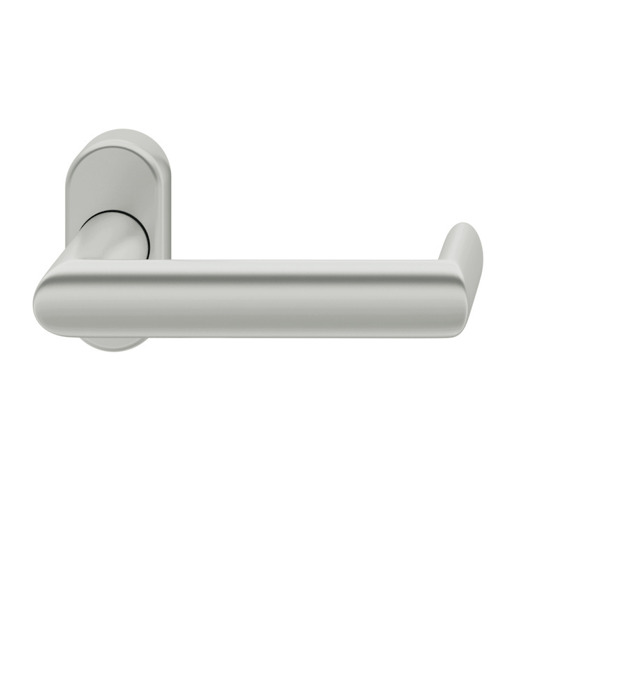 FSB FH Drücker-Halbgarnitur ohne Schlüsselrosette 09 1178, oval, VK 9 mm, Aluminium