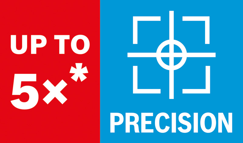 Anspruch-Symbol, Präzision, Zielscheibe, Kreuzachsen, Okular, Blau-Rot