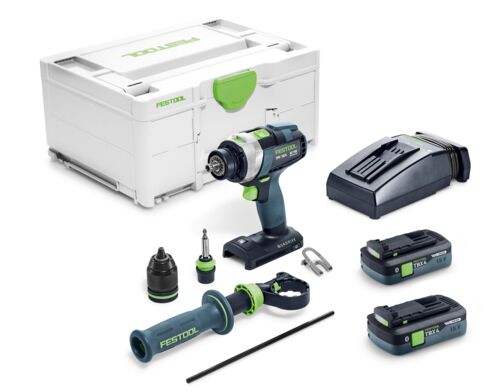 Akku-Schlagbohrschrauber QUADRIVE TPC 18/4 TBX4,0 I-Plus