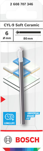 Produktbild Verpackung, soft, keramik, Zylinder, Bohrkronen, 80 mm