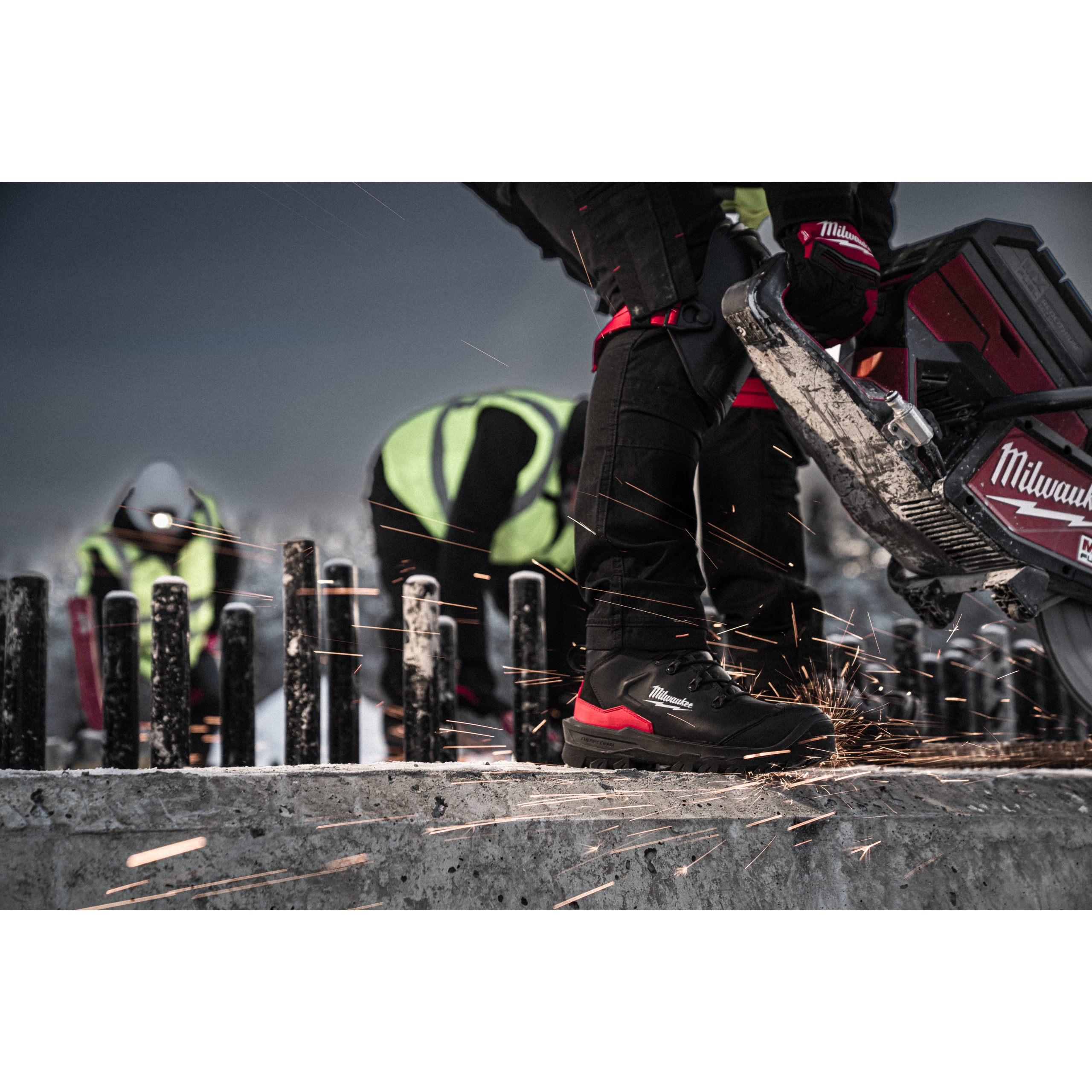 Milwaukee Sicherheits-Schnürstiefel Größe 48 ARMOURTRED S3S weit Leder schwarz