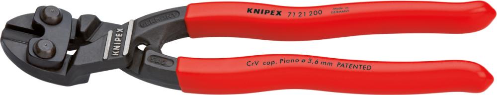 KNIPEX Bolzenabschneider  Mini 20Grad mit Kunststoffgriffen 200mm