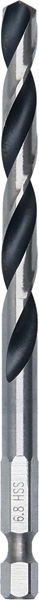 Bosch HSS PointTeQ Sechskantbohrer 6,8 mm