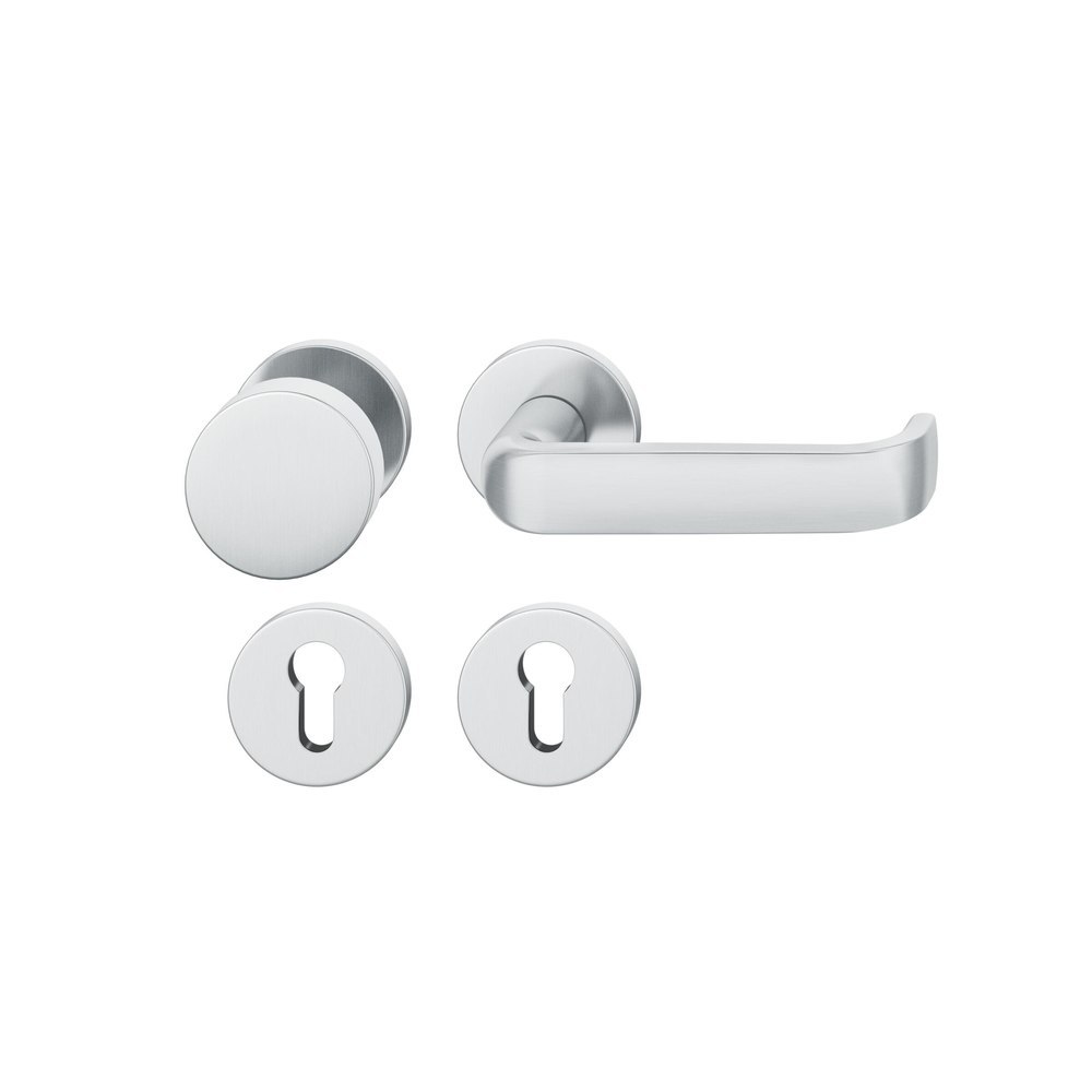 FSB FH Wechselgarnitur mit Rosetten 79 1268, AGL3, rund, VK 9 mm, Edelstahl