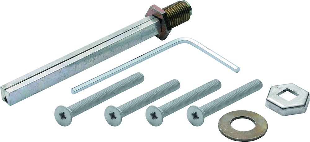 HOPPE Befestigungsset für Schutz-Wechselgarnituren (Knopf/Griff), VK 8 mm