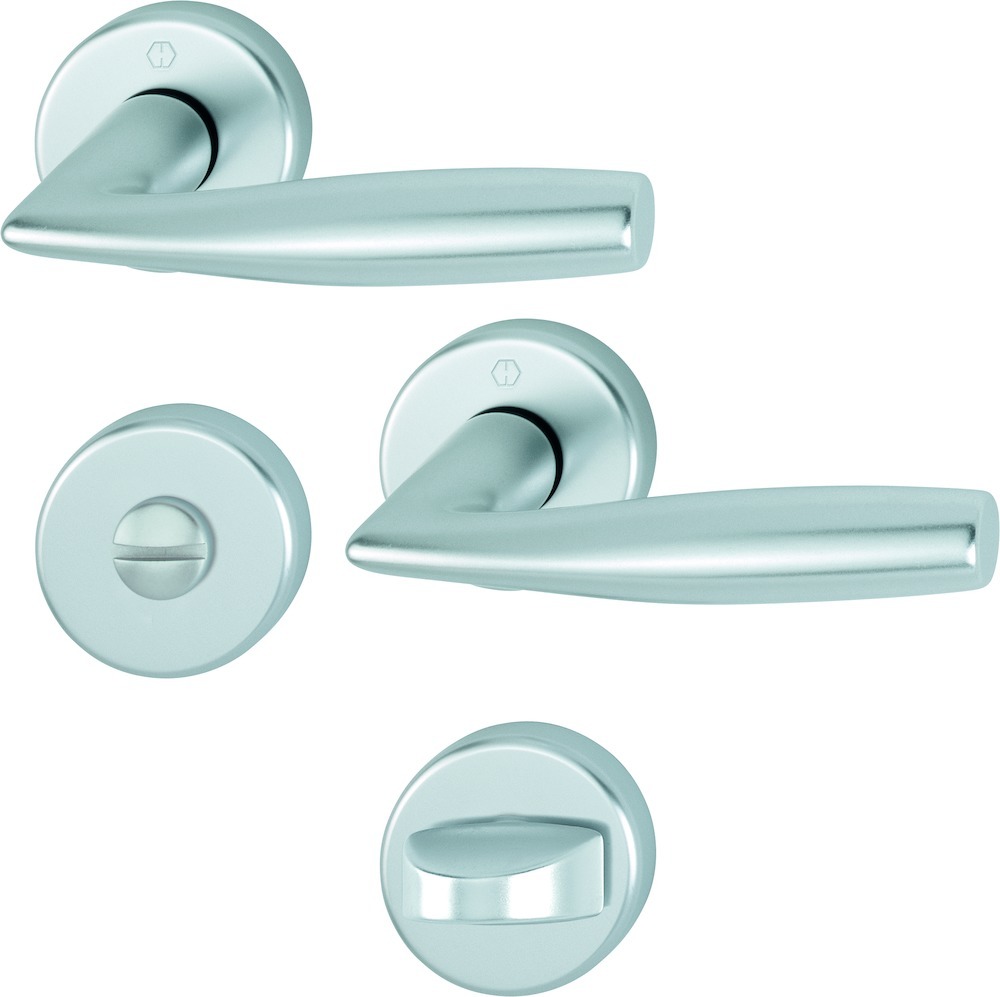 HOPPE Drückergarnitur Vitória 1515/42KV/42KVS,WC/S,8(8),F1,TS 37-42