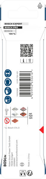 Produktbild Verpackung, BOSCH, Werkzeug, Schraubendreher-Bit, Cyl-3, Verpackungsetikett