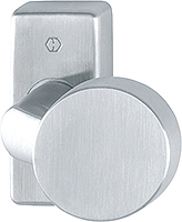 HOPPE FH-Knopf auf Rosette FS-E58G/44, feststehend, Edelstahl