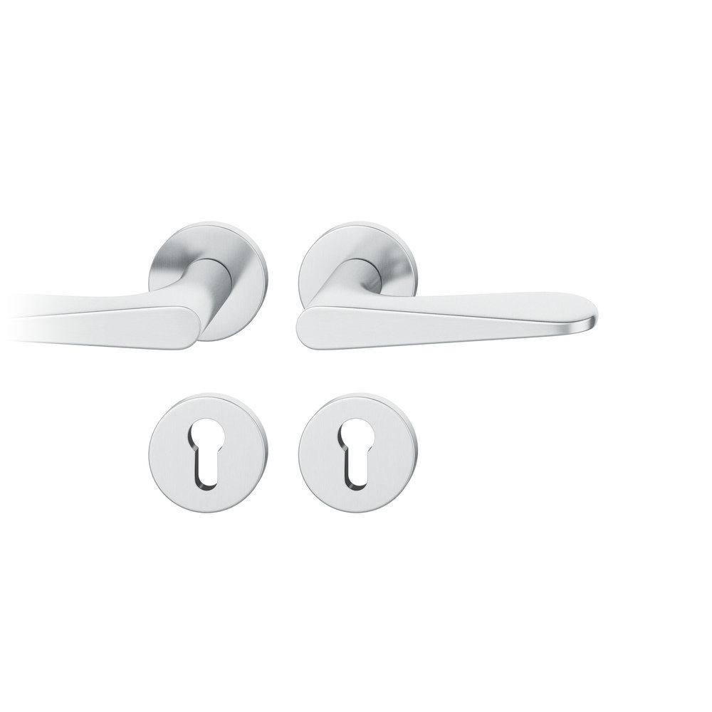 FSB Drückergarnitur mit Rosetten 72 1144, rund, mit Nocken, VK 8, AGL3, Edelstahl