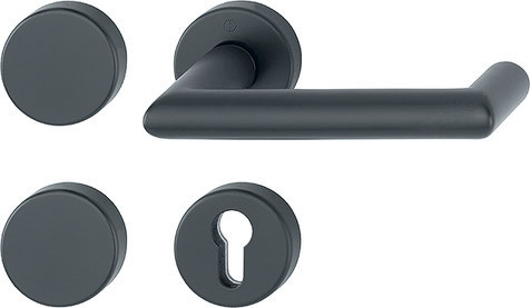 HOPPE Standflügelgarnitur Rotterdam FS-1401/42H/42HS,BL/PZ,9,F9714M,TS 40-65