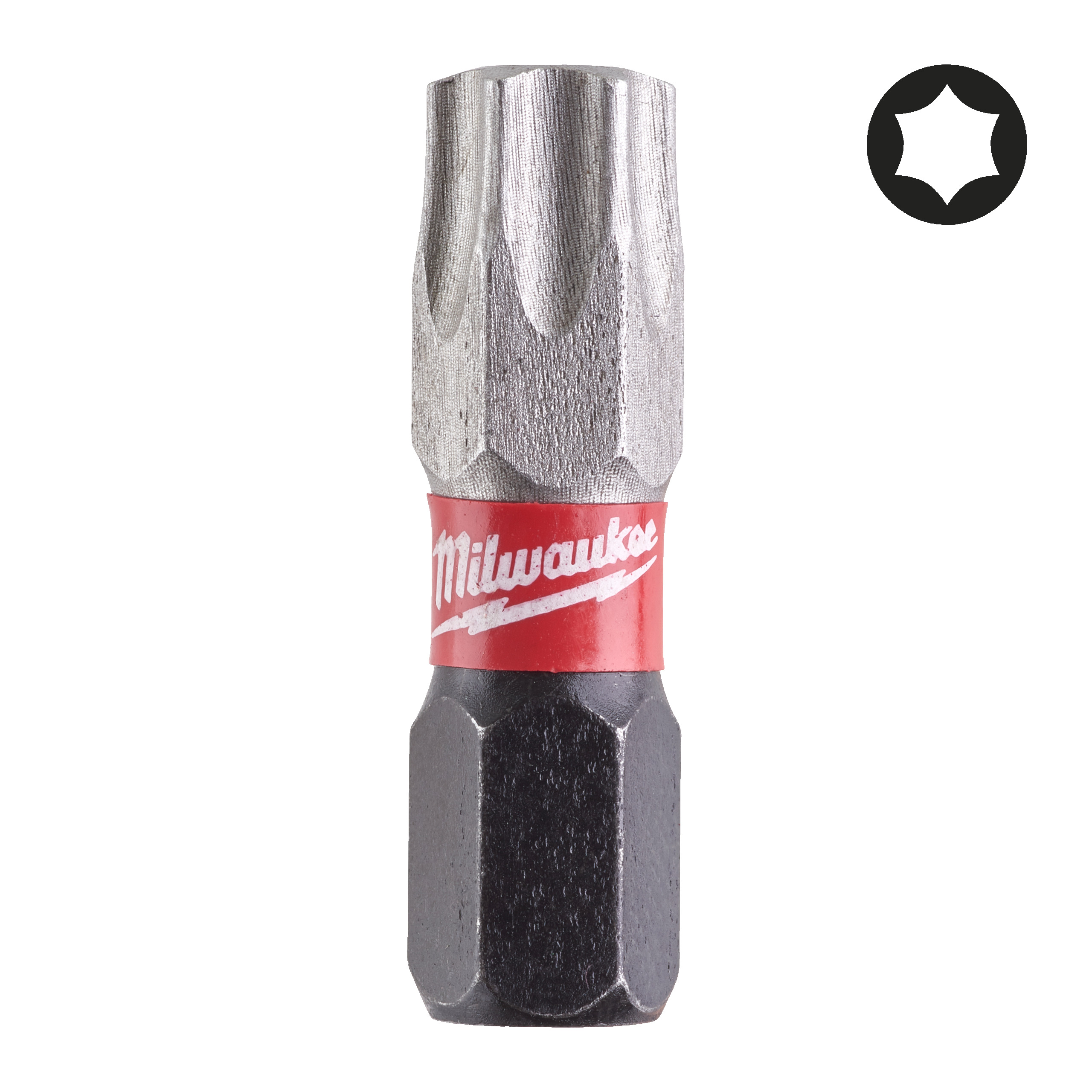 Milwaukee Schrauberbit Torx TX40 / 25 mm SHOCKWAVE (25er Pack)
