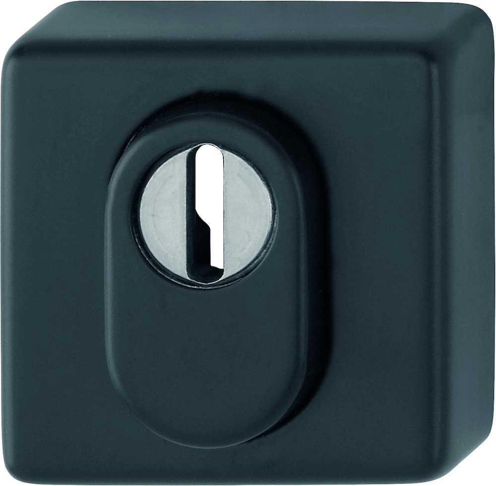 HOPPE Schutzrosette E52ZNSB-ZA,eckig,15mm