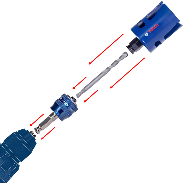 Feature-Bild, Stator, Bohrkobalt, Schraubendreher-Bit, Verlängerung, Werkzeugset