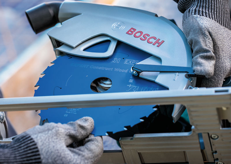 Detailbild, Kappmesser, Kreissäge, Sägeblatt, Bosch, Werkzeug