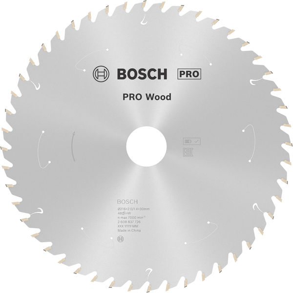 Bosch PRO Wood cordless Kreissägeblatt, 216 x 1,7 x 30 mm