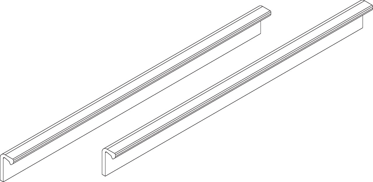 Strichzeichnung, Handlauf, Griff, Aluminium