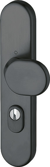 HOPPE Sicherheits-Halbgarnitur M86G/3332ZA,LS ov.,15mm,ES1,ZA/PZ 72/8,F96-1-R,TS 42-47