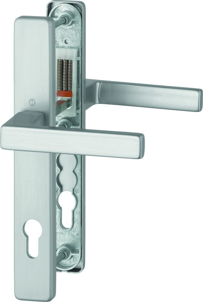 Türgriff, Türdrücker, Haustürgriff, Schlosszylinder, Metall