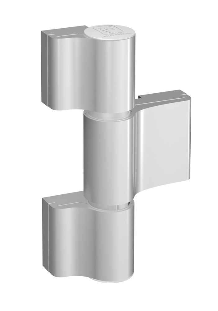 Aufschraubband Dr. Hahn Türband 4 A956, Aluminium, Befestigungsplatte