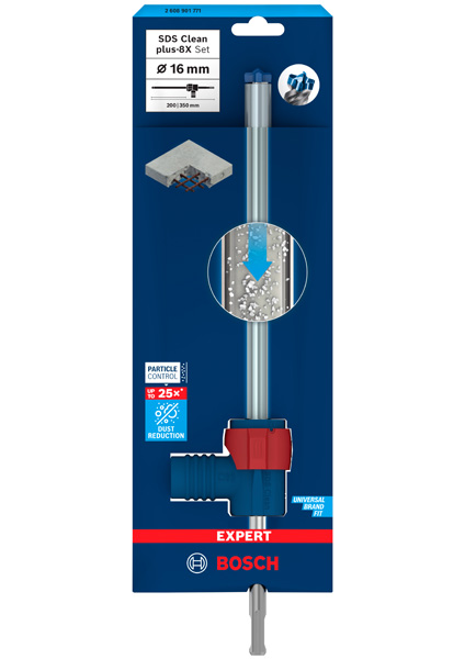 Bosch EXPERT SDS Clean plus-8X Hammerbohrer-Set 16 x 200 x 350