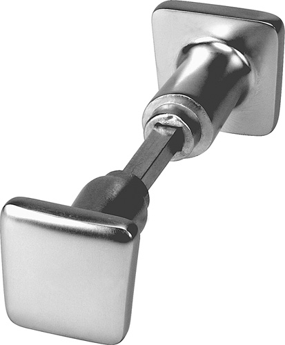 Türknauf, Metallbeschlag, Quadratflange, verstellbarer Griff, Schrankknauf