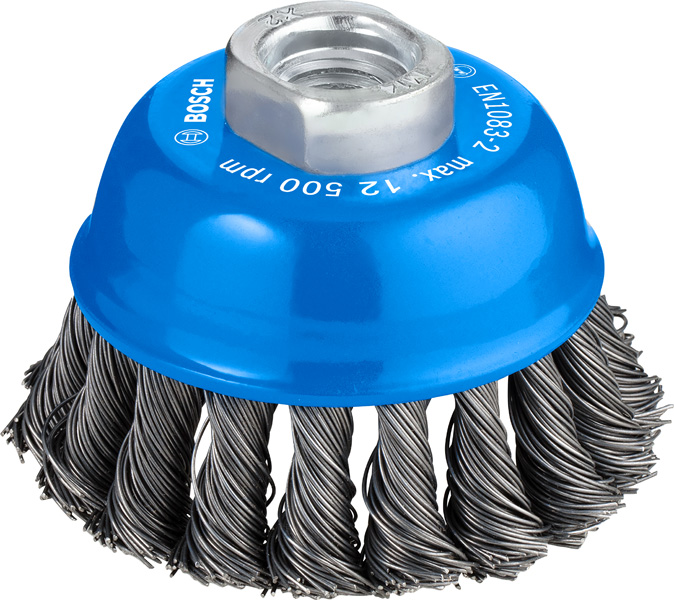 Bosch PRO Metal heavy Topfbürste, 75 x 0,5 mm, Gewinde