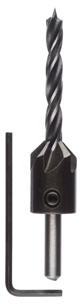Bosch Holzspiralbohrer mit 90°-Senker, 6 mm, 16 mm