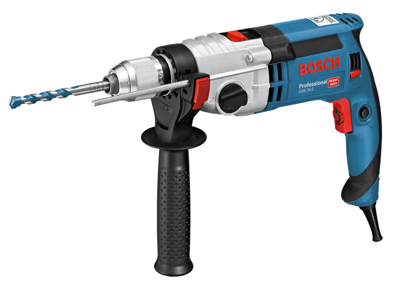 Bosch Schlagbohrmaschine GSB 20-2, mit 7-teiligem Steinbohrer-Set