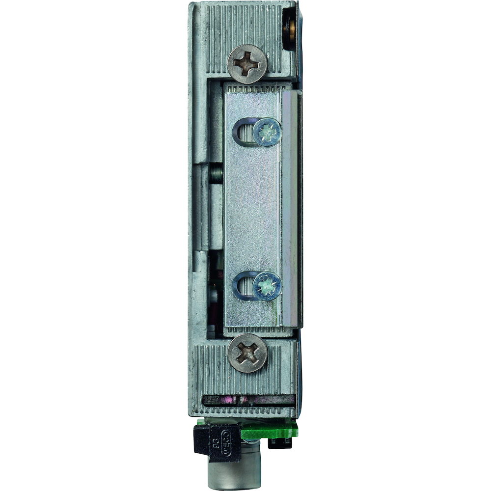 industrielles Bauteil, Metallkonstruktion, Schraube, Schienenträger, Stecker