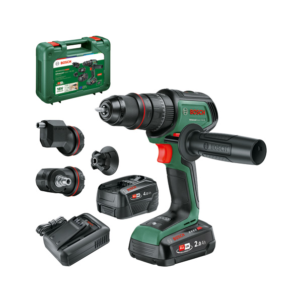 Bosch Akku-Bohrschrauber EasyImpact 18V-40, 2 x Akku PBA 18V 2.0Ah