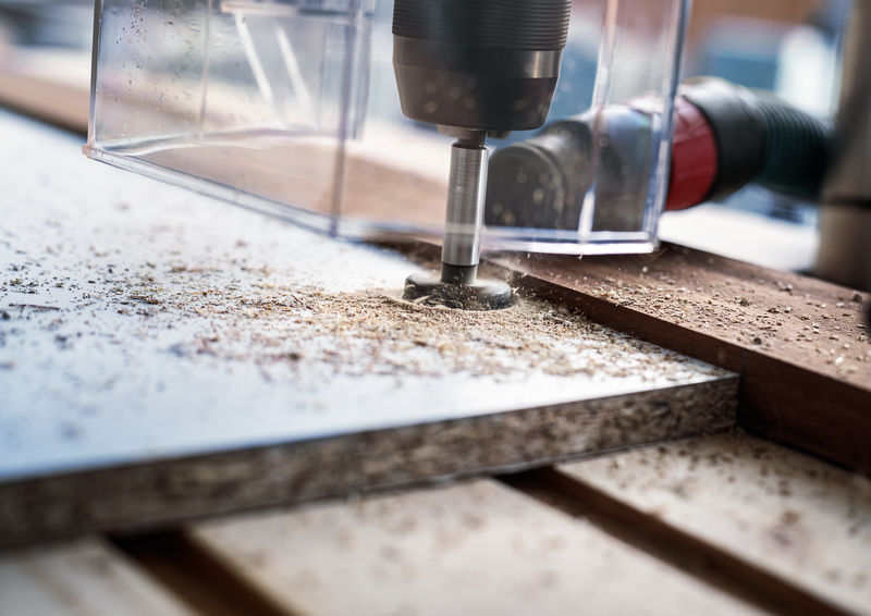 Holz, Gerät, Elektrische Bohrmaschine, Werkzeug