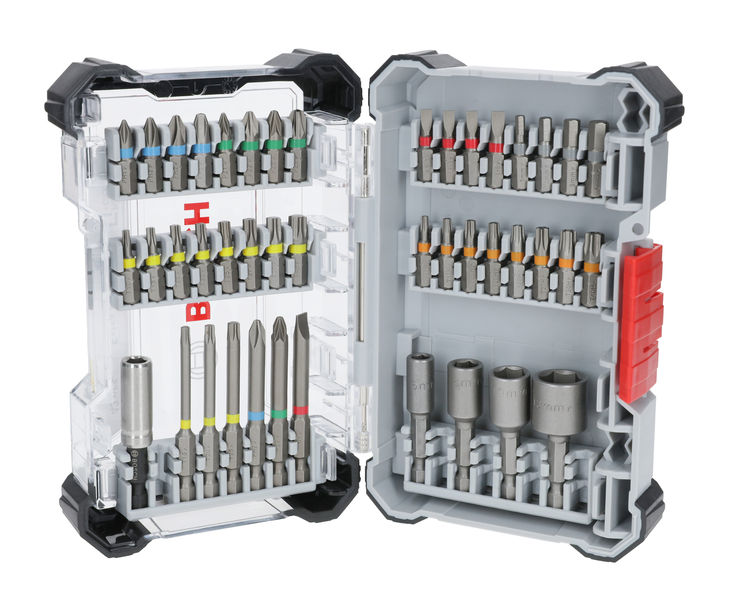 Bosch Extra Hard Set, 43?tlg. im Pick and Click-Koffer