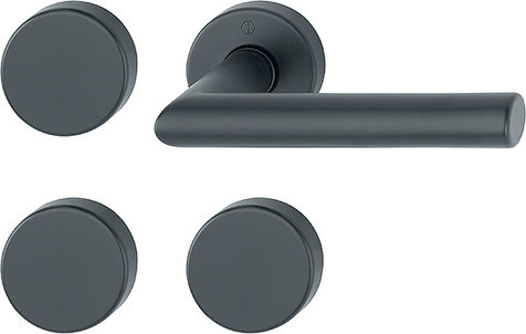 HOPPE Standflügelgarnitur Amsterdam FS-1400/42H/42HS,BL/UG,9,F9714M,TS 40-65