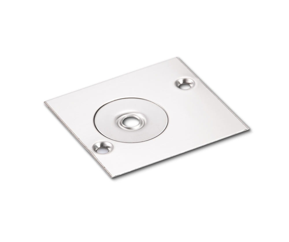 Deckplatte GEZE für Drehlager für TS 137b/32b, Edelstahl