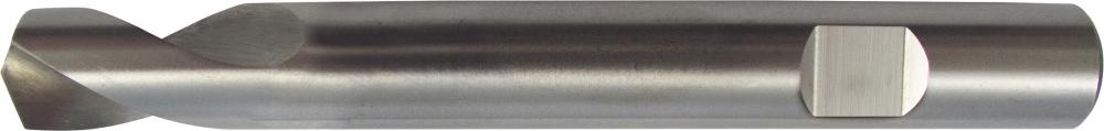 NC-Anbohrer mit zyl. Schaft, Spitzenwinkel 120°, HSS Co5, DIN 1835-B, Oberfläche blank
