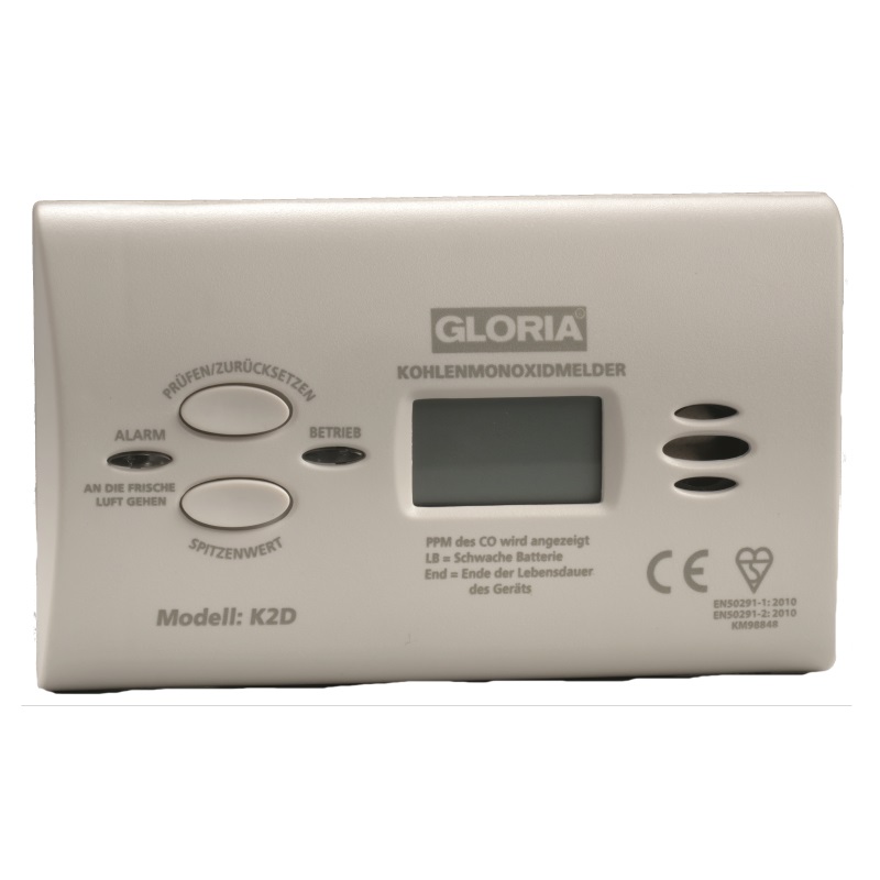 Kohlenmonoxid-Melder Gloria K02D mit Display